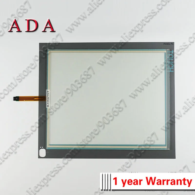 Стекло сенсорной панели для 6AV7894-0BG30-0AE0 панели IPC677C 1" сенсорный 3,3 мм толщина+ Защитная пленка(передняя накладка