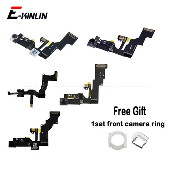 

Front Camera Proximity Sensor Light Mic Flex Cable For iPhone 4 4S 5 5C 5S SE 6 6S Plus With Front Camera Ring Holder