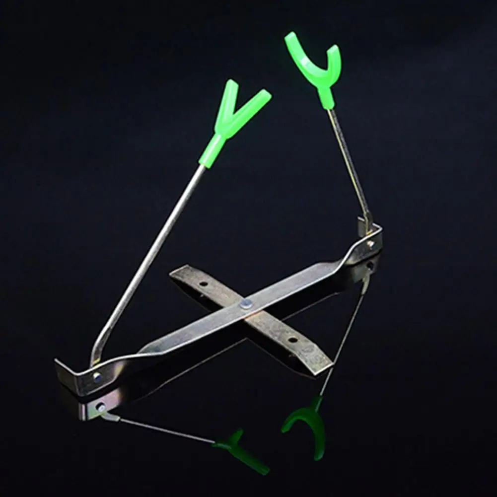 Ice Fishing Rod Holder  Pod Stand Rotation Pole Y-Shape Ground Stand