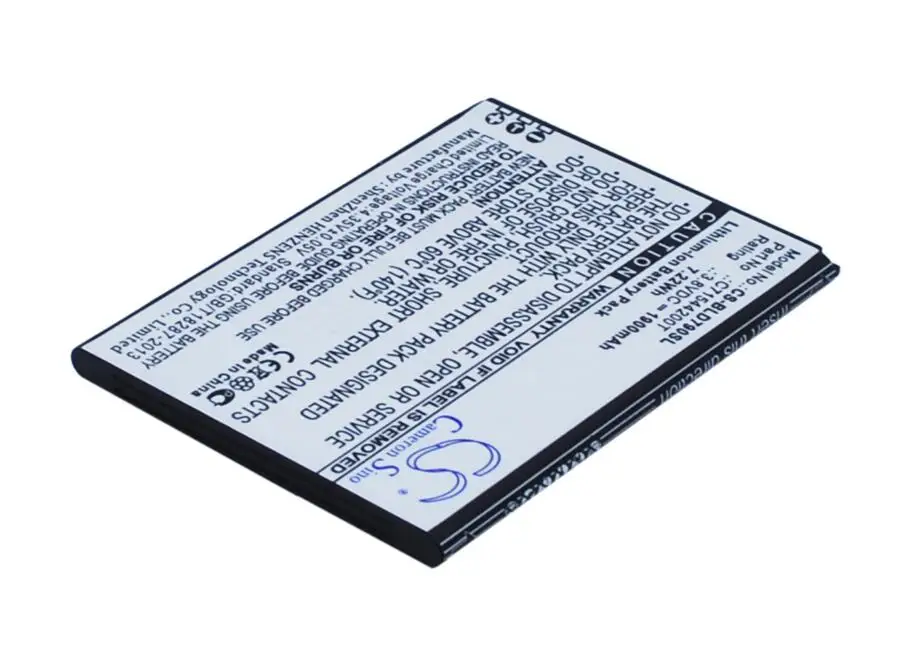 Аккумулятор Cameron Sino 1900 мАч для BLU D790 D790L D790U Studio G Mobile аккумулятор
