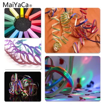 

MaiYaCa Boy Gift Pad Color strips on the table mouse pad gamer play mats Size for 18x22cm 25x29cm Rubber Mousemats