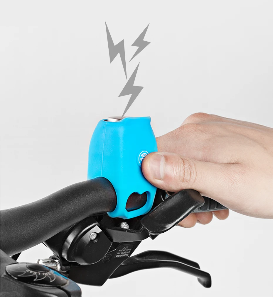 CoolChange велосипедный звонок Водонепроницаемый 360 Вращающийся электрический рог силикагелевый корпус велосипедный Звонок на руле велосипеда монтажный велосипедный Звонок