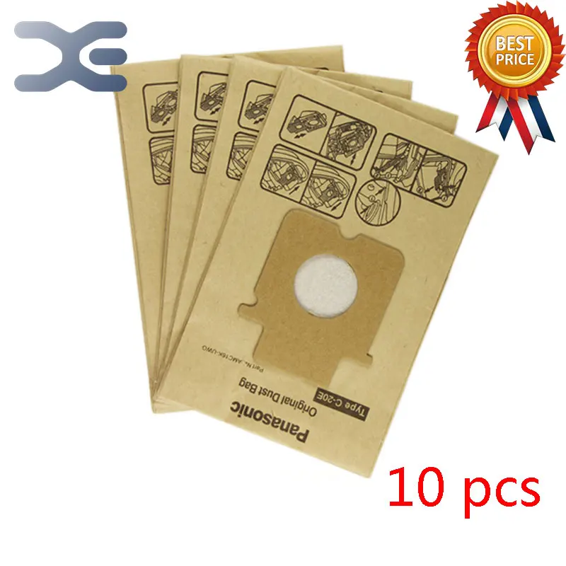 

10Pcs High Quality Compatible With Panasonic Vacuum Cleaner Accessories Garbage Cleaner Paper Bag MC-E7101 / E7302 / E7111