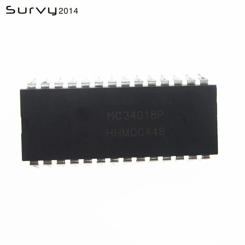 1/5PCS MC34018P 28PINS  Motorola Voice Switched speakerphone circuit Chassis