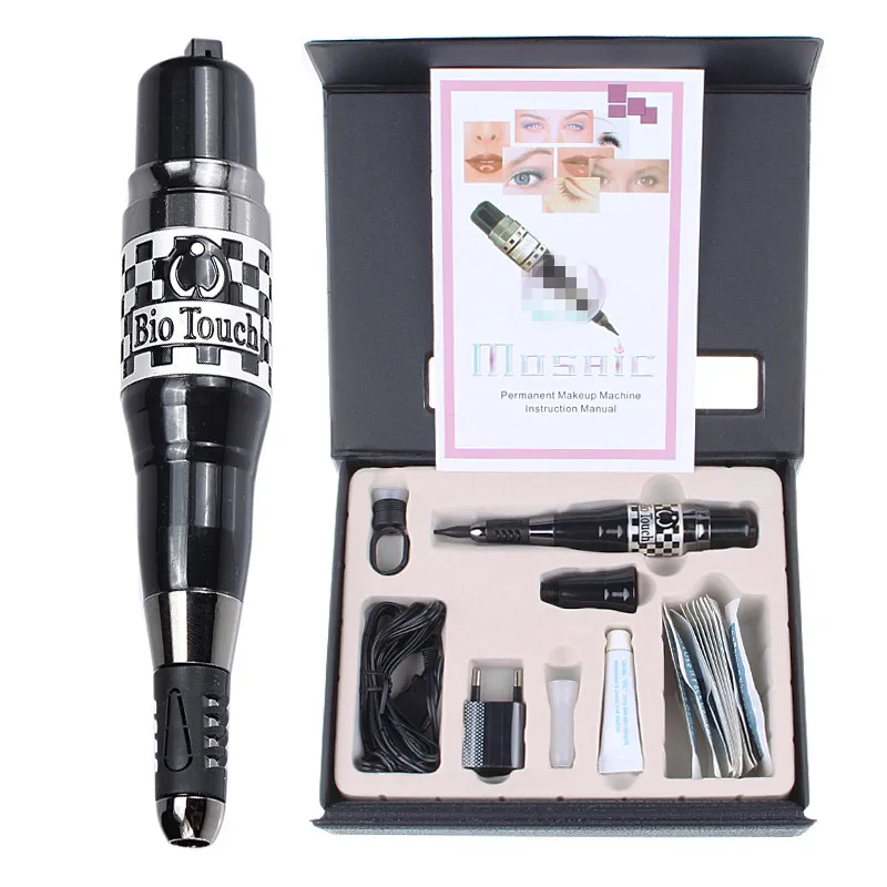 Mosaic PMU Machine Kit Motor Rotary Tatoo machine Permanent Makeup Pen For Eyebrows Microblading maquina de tatuagem tattoo gun | Красота и
