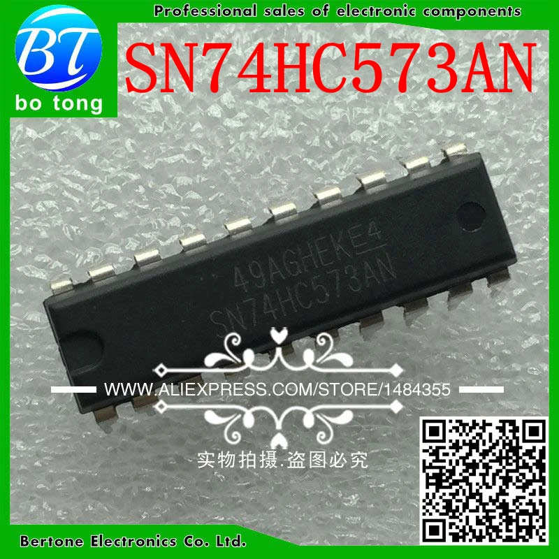 

50 шт. SN74HC573AN DIP20 SN74HC573 DIP 74HC573AN 74HC573 Новый и оригинальный IC