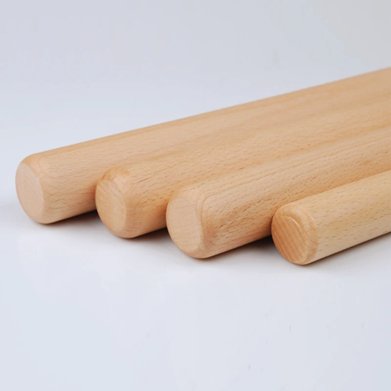 4 размера цельная буковая древесина Скалка украшения тестораскатки кухонные принадлежности для выпечки