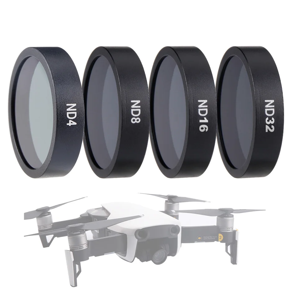 FOTOFLY для MAVIC AIR многослойный защитный фильтр UV/CPL/ND4/ND8/ND16 набор фильтров для DJI Mavic Air Drone Аксессуары для объективов камеры - Цвет: ND 4 8 16 32