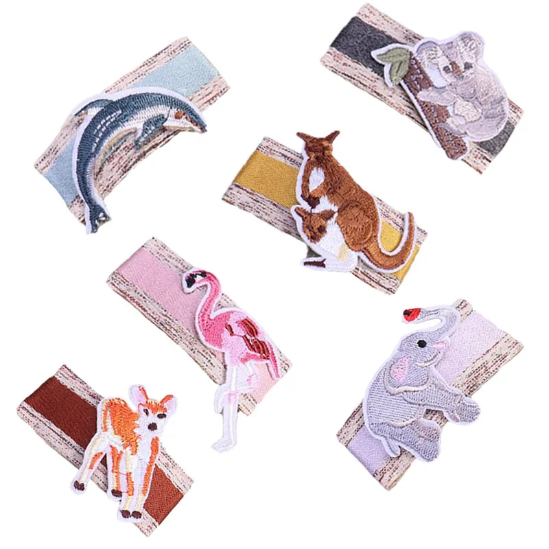

2019 new 2pcs / cute cartoon fabric baby hair accessories side clip bb clip Liu Hai clip children like gifts