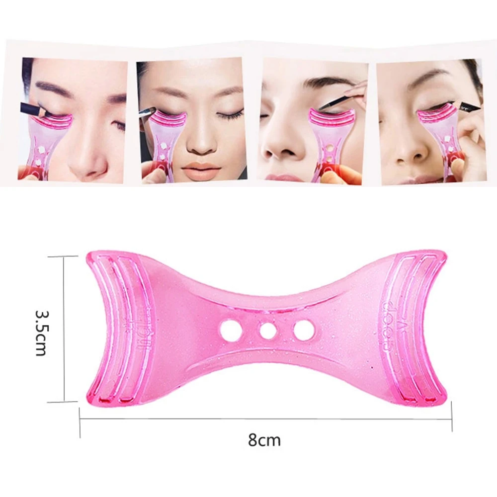 

ELECOOL 1PC Professional Eyeliner Template Stencil Eyeliner Guide Tool Eyebrow Eyeliner Shaper Assistant Aid Beauty Tools