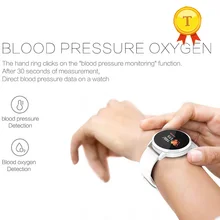 Мода 0.95 дюйма Bluetooth Smart Браслет сердечного ритма Мониторы долгого ожидания Спорт крови Фитнес трекер smartband для IOS Android