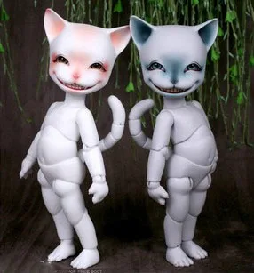Масштаб 1/6 BJD монстр кошка с лицом макияж BJD/SD фигурка из смолы кукла DIY модели