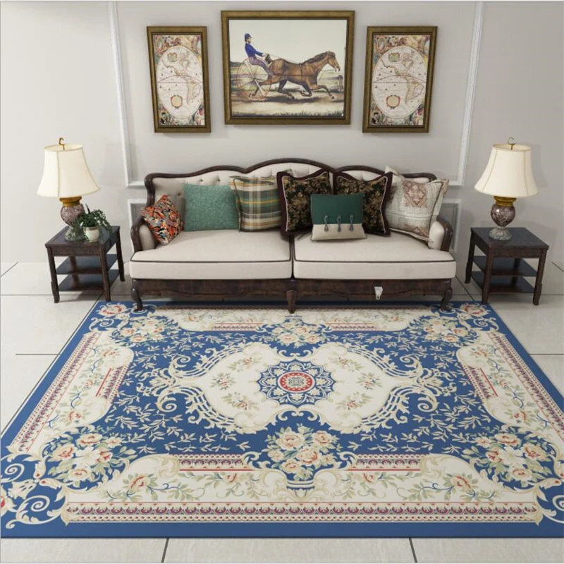 Мягкий нежный Европейской Стиль ковры для Гостиная Спальня детские комнаты ковры Главная ковровое покрытие двери коврик Королевский области ковер