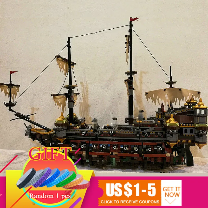 16042 2344Pcs Pirate Ship Series The Slient Mary Set Children Educational Building Model Gift 71042 Toys 16042 2344Pcs Pirate Ship Series The Slient Mary Set Children Educational Building Model Gift 71042 Toys
