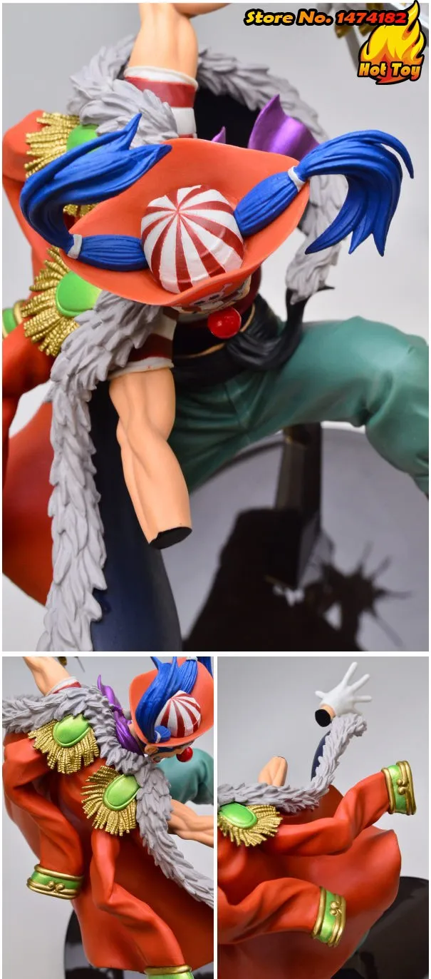 100% Оригинальные Banpresto скульптуры большой zoukeiou 4 Vol.4 Коллекция Рисунок-багги из "ONE PIECE"