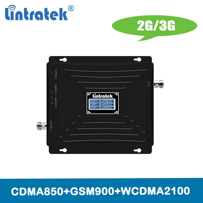 Lintratek TriBand 850/900/2100 МГц усилитель повторения 2G 3G мобильный сотовый усилитель сигнала 3G CDMA 850 2100 900 повторитель @ 4,9 Lintratek TriBand 850/900/2100 МГц усилитель повторения 2G 3G мобильный сотовый усилитель сигнала 3G CDMA 850 2100 900 повторитель @ 4,9
