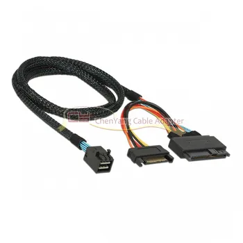 

U.2 U2 SFF-8639 NVME PCIE SSD Cable for Intel SSD Mainboard 750 p3600 p3700 M.2 SFF-8643 Mini SAS Hd