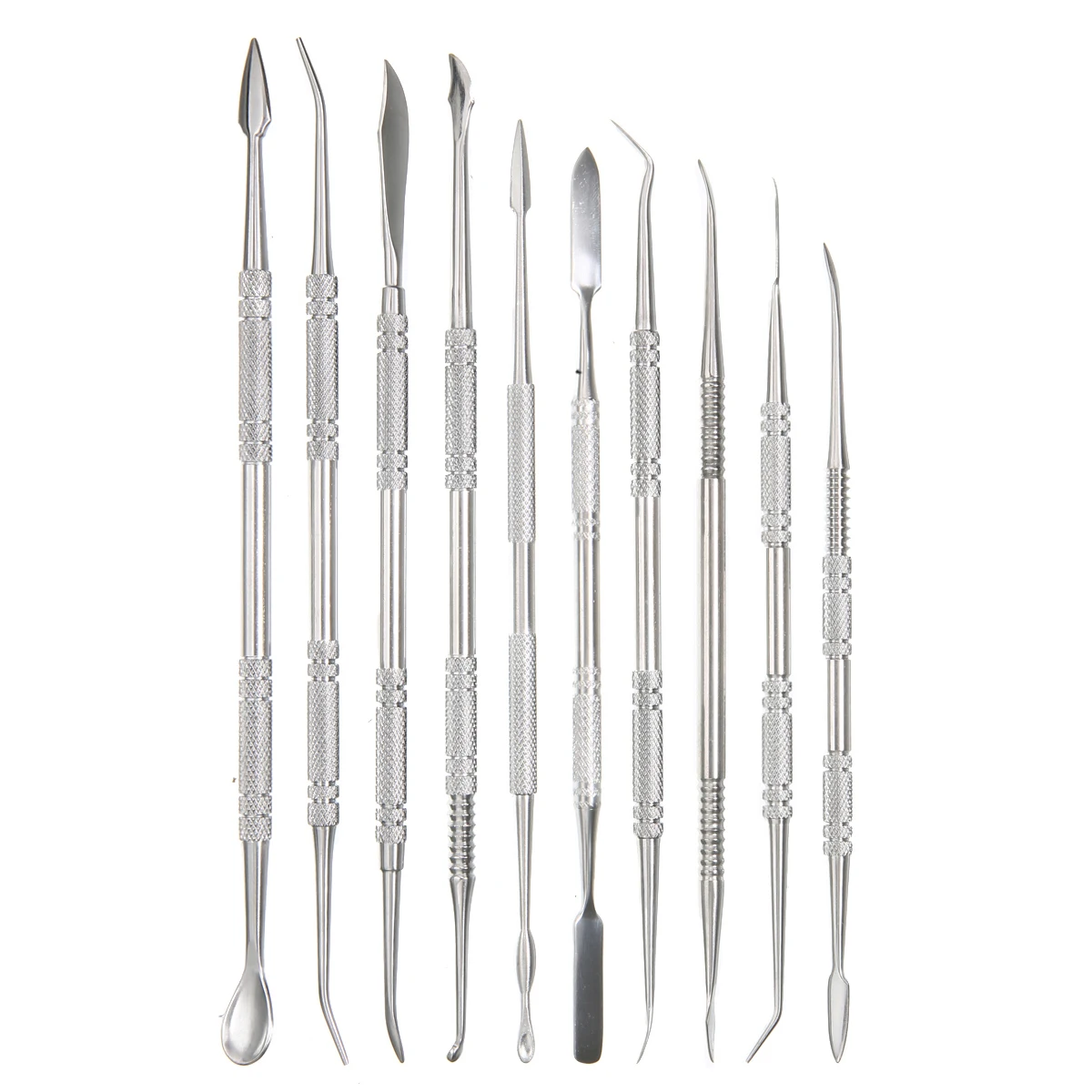 

New 10pcs DIY Art Clay Pottery Tool set Crafts Clay Sculpting Tool kit Pottery & Ceramics Modeling Clay Tools Stainless Steel