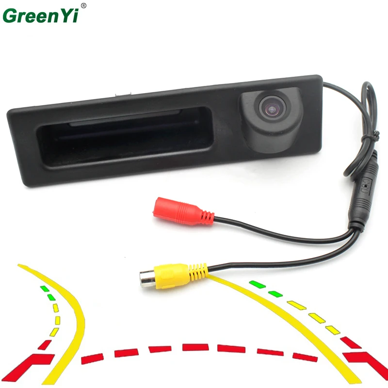

Dynamic trajectory Car Rear View Camera For BMW X1 X3 X4 X5 F30 F31 F34 F07 F10 F11 F25 F26 E84 Auto Trunk Handle Reverse Camera