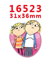 16523 30 шт. с героями мультфильмов плоское украшение из смолы PR 16192 - Цвет: 16523