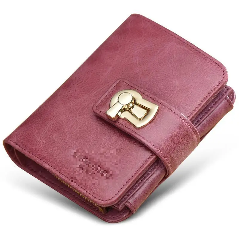 

2019 New Wallet Short Leather Multifunctional Female Driver License Woman