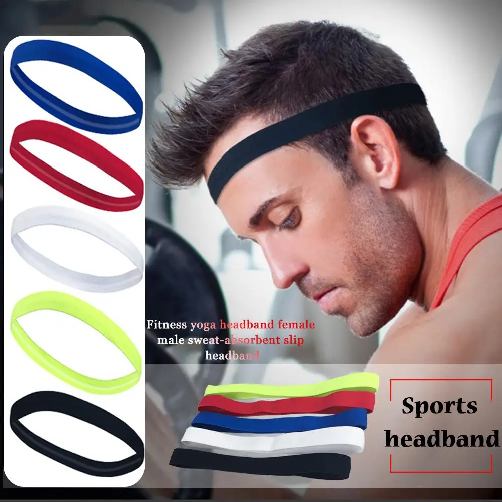 Sport Yoga Thin Hair Band Sweatband Non-Slip Headband Hair Xiaob