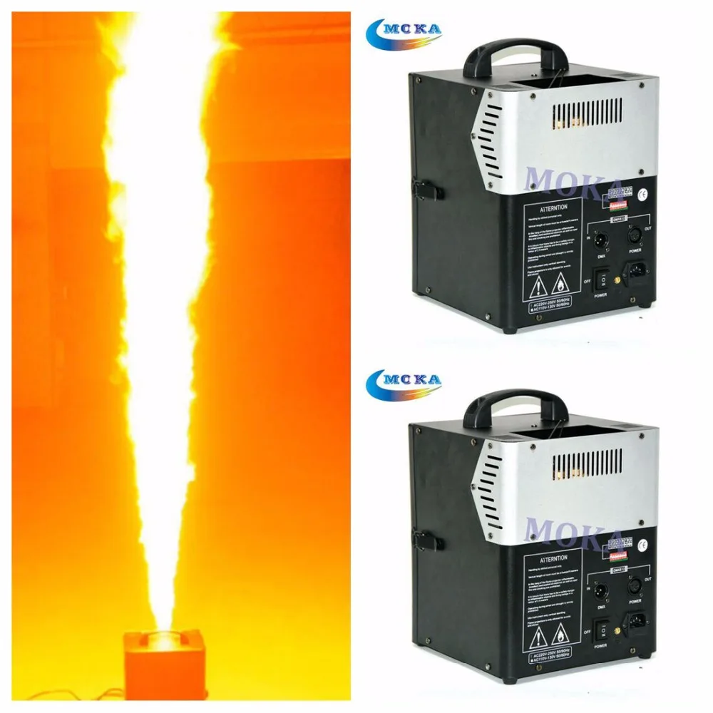 2pcs/lot Flame Projector Stage Fire Flame Machine DMX Controlled Fire