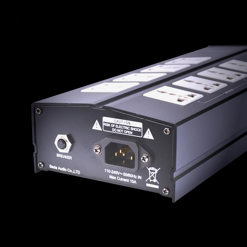 AC110-240V высококачественный фильтр питания очиститель питания розетка Защита от молнии удлинитель для HiFi аудио
