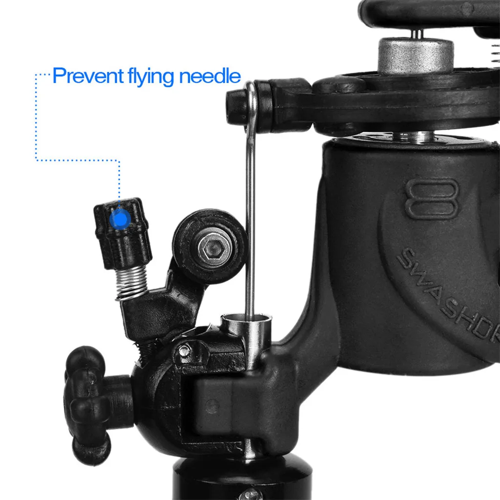 2-in-1 Professional Rotary Tattoo Machine with Precision DC Motor Supply for Liner and Shader, Complete Tattoo Machine Kit