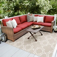 Хорошего качества по оптовой цене садовая мебель красный диван просвет комплект диван и кресла