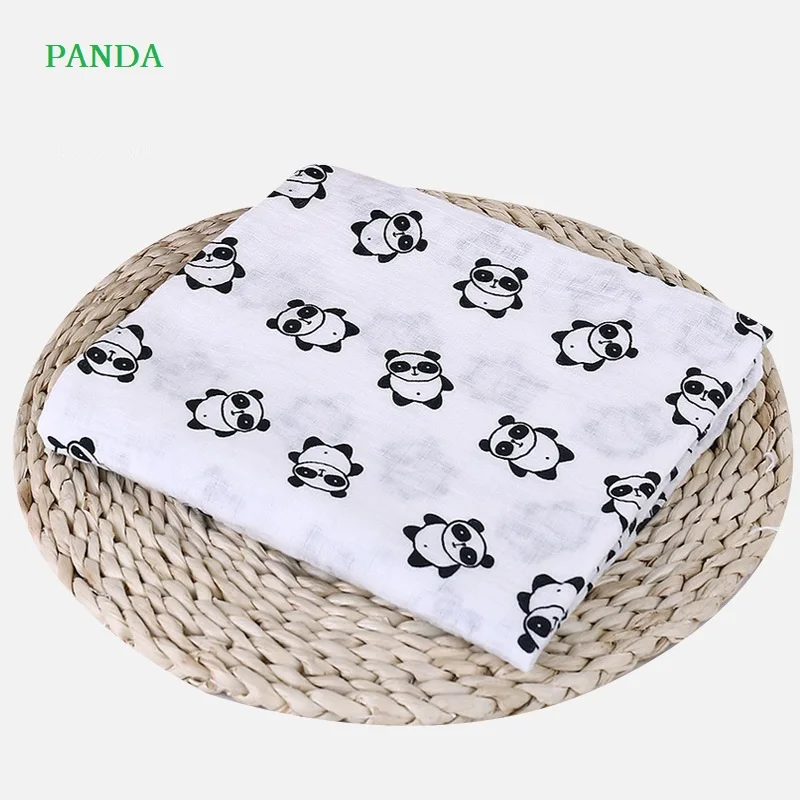 

Muslin Newborn Baby Blankets Children Cotton Soft Supplies Infant Baby Multifunctional Wrap Swaddle 2 layers Gauze Bath Towel