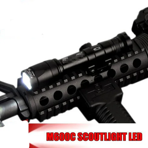 Тактический комбинированный M600C фонарик для оружия 3 шт. страйкбол LA PEQ15 красный