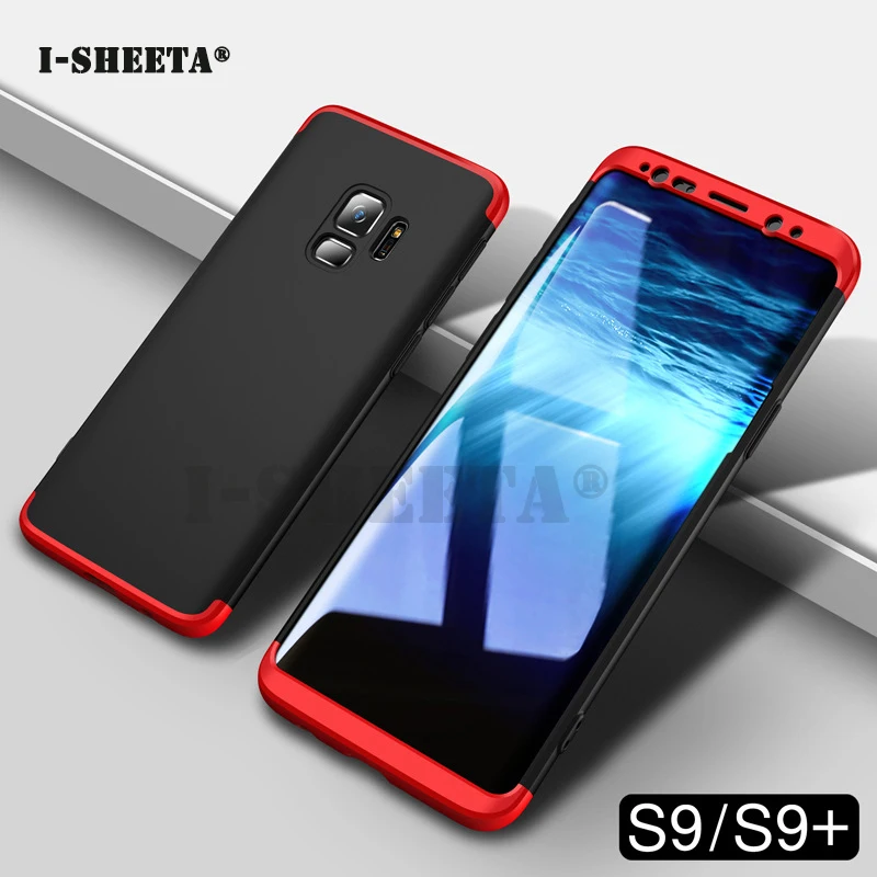 Чехлы для телефонов Samsung Galaxy S8 S9 Plus + ультра тонкий жесткий ПК 3 в 1 задняя крышка Note