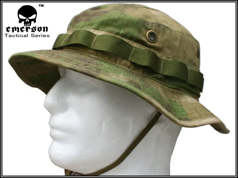 

EMERSON Boonie Hat Military Tactical Army Hat Anti-scrape Grid Fabric camouflage hat atfg Hunting Cap EM8707