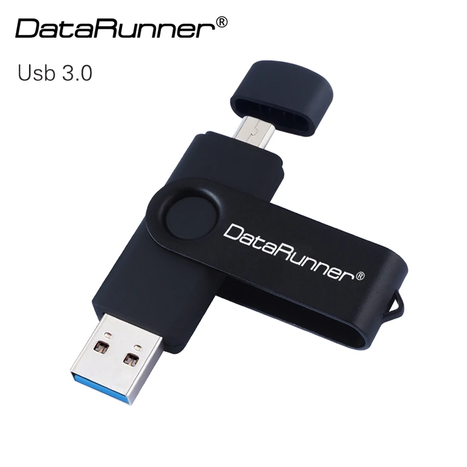 

DataRunner Usb 3.0 OTG Pen Drive High Speed Usb Flash Drive 16GB 32GB usb sticks 64GB 128GB Pendrive for SmartPhone/Tablet/PC