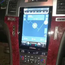 10,4 дюймов вертикальный экран Tesla стиль Android 8,1 автомобильный dvd-плеер gps для Cadillac Escalade навигация Радио 64 Гб ram 4 Гб rom px6