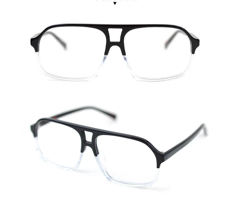 

Belight Optical Classical Square Retro Vintage stylish handmade Shape acetate optical spectacle frame precription lens 8896