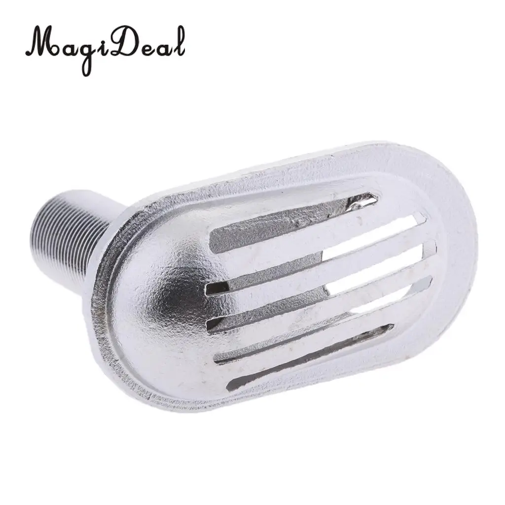 Stainless Steel 316 Threaded Thru Hull Fitting Intake Strainer Boat 12mm