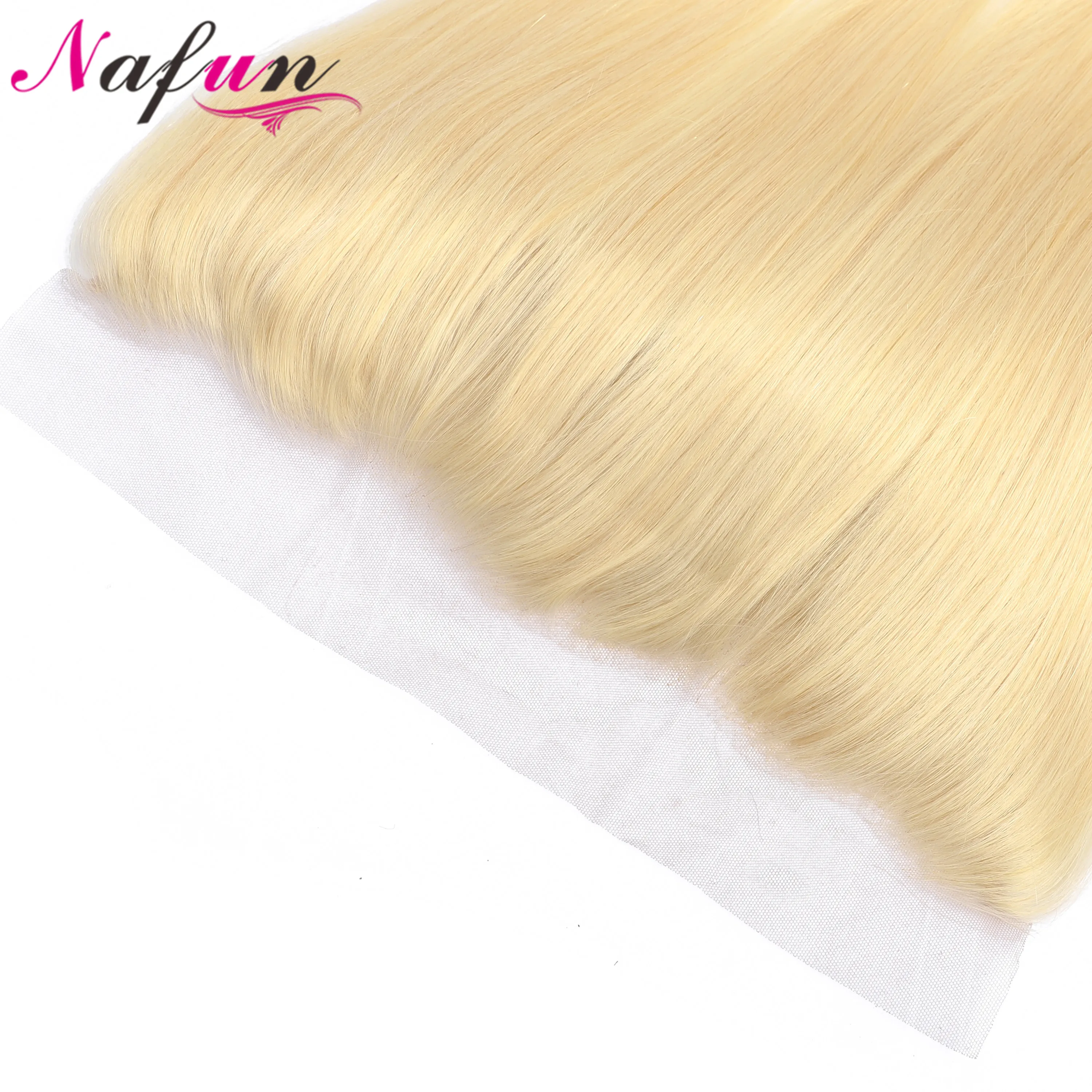 Ceny NAFUN #27 30 99j 613 koronkowe przednie zamknięcie blond przednie ludzkie włosy przednie brazylijskie proste włosy szwajcarskie zamknięcie koronki nie Remy