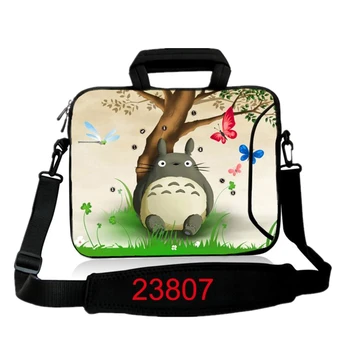 

10 12 13 14 15 17 Totoro Neoprene Laptop Shoulder Bag Tablet Sleeve For Notebook Computer Bag 13.3 15.4 For Macbook Air / Pro
