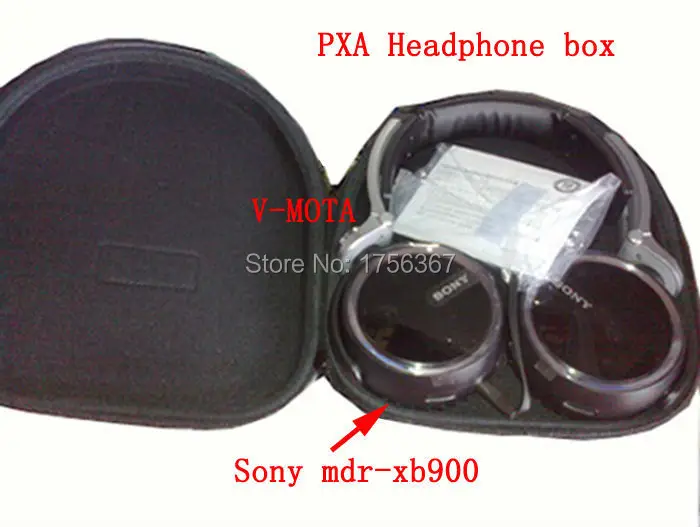 V MOTA PXA headphone Carry case boxs for SONY MDR XB900 MDR XB910 MDR XB920 MDR XB600 MDR XB650BT MDR XB620 NWZ WH50 headset