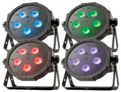 20 шт./лот, бар свет тонкий пар LED 5x9 Вт RGB 3in1 без каблука par36 DJ Бар свет DMX DJ этап развлечения осветительного оборудования