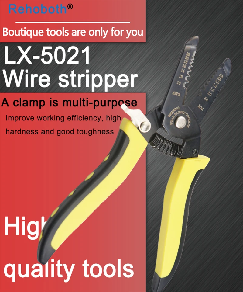 

Wire Stripping Pliers 5021 Wire Cable Crimping Plier Cutting Self-adjusting Multifunctional Stripping Tools Crimping Pliers