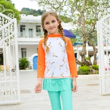 Детский купальный костюм для девочек, г. Купальный костюм купание костюмы детская одежда Купальник для малышей, новинка, раздельный, милый, в горошек, полиэстер