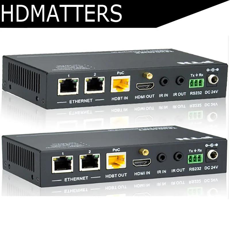 4K HDbaset HDMI удлинитель IR RS232 Ethernet CEC POH 4K X 2 K/30 hz/60 M, 1080 P/90 M