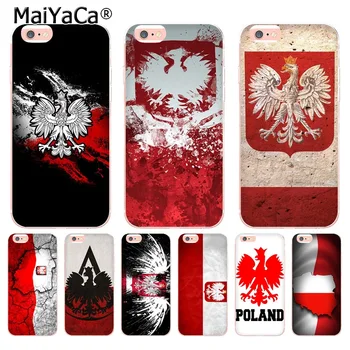 

MaiYaCa Poland flag Coque Shell Phone Case for iphone 11 Pro 8 7 6 6S Plus X 5 5S SE XS XR XSMAX