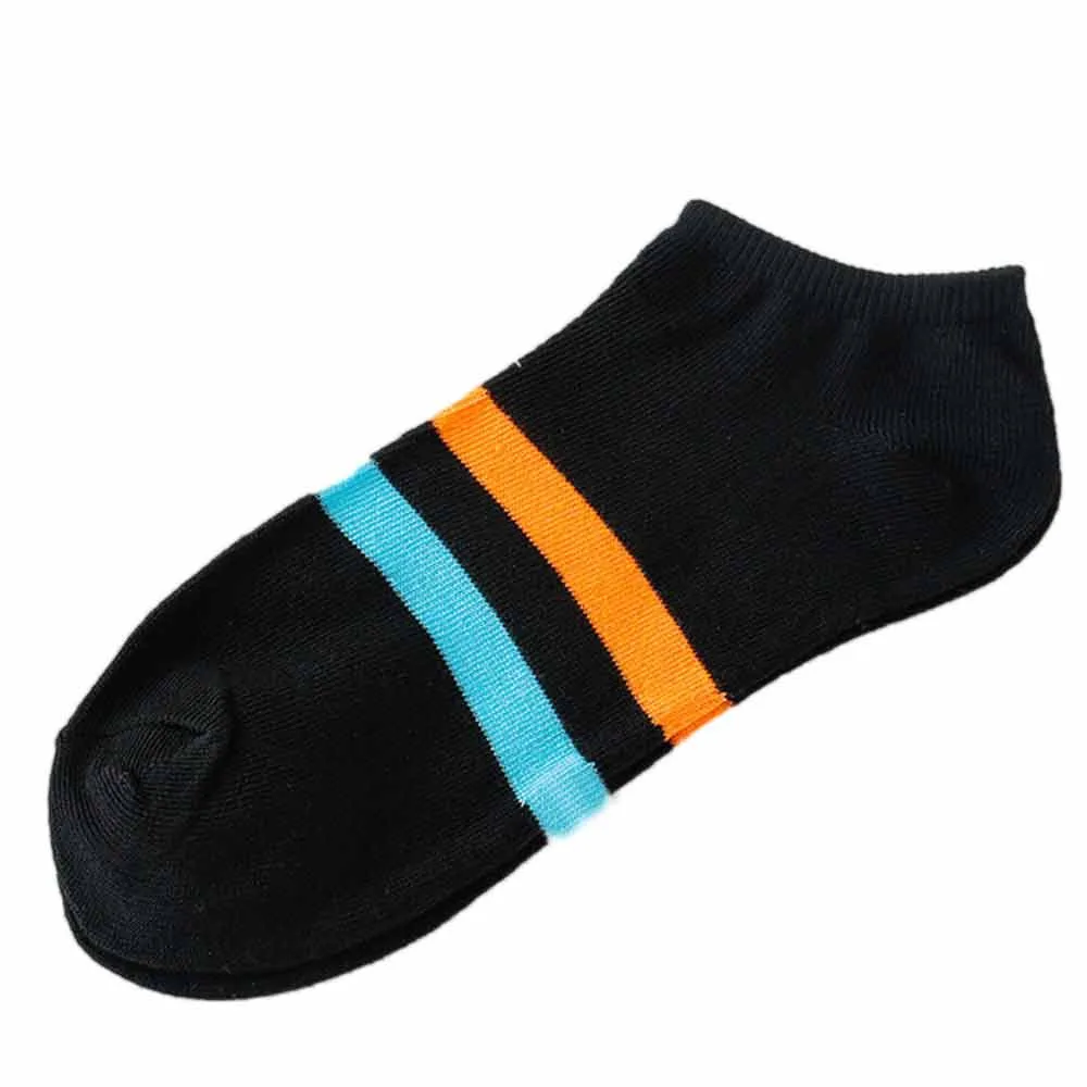 Perimedes/футбольные носки унисекс; коллекция года; высококачественные спортивные носки в полоску; хлопковые носки-тапочки; короткие носки для бега;# y40 - Цвет: Многоцветный