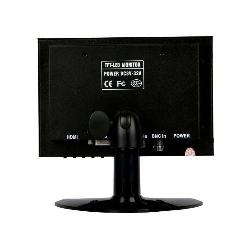 7 дюймов HD CCTV TFT-LED экран дисплей с металлической оболочкой HDMI VGA AV BNC разъем для ПК Мультимедийный монитор дисплей микроскоп