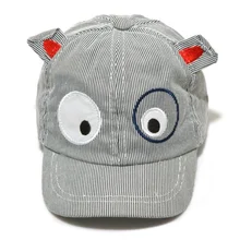 Хлопковые смеси Дети малышей Дети младенческой Обувь для мальчиков Обувь для девочек берет Защита от солнца Кепки милый мультфильм Дизайн собака Бейсбол hat