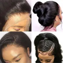 180% Glueless Lace Front Human Hair Wigs Remy Pre Plucked Brazilian Body Wave Lace Frontal Wig With Baby Hair For Black Women 180% Glueless Lace Front Human Hair Wigs Remy Pre Plucked Brazilian Body Wave Lace Frontal Wig With Baby Hair For Black Women